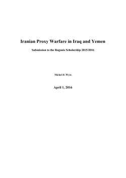 Iranian Proxy Warfare in Iraq and Yemen