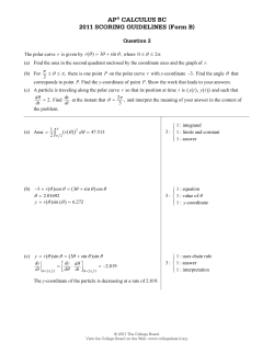 Polar Packet answers