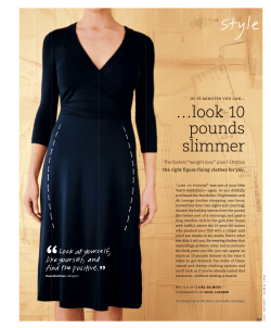 look 10 pounds slimmer