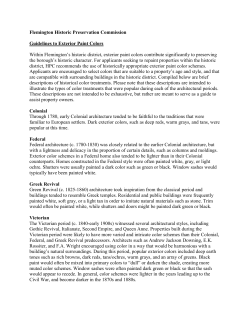 Exterior Paint Guidelines