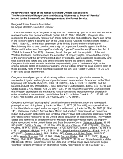 RAO Permit Letter - Land And Water USA