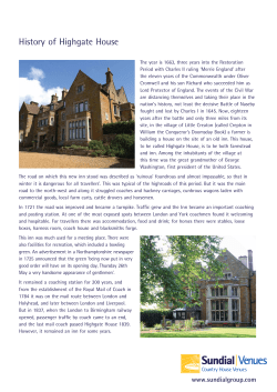 Highgate House History