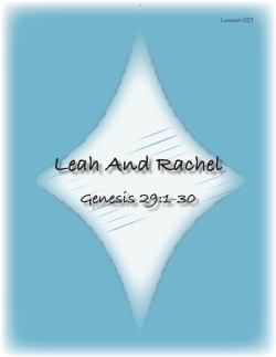 Leah And Rachel