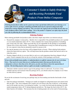 A Consumer`s Guide to Safely Ordering and Receiving - Fight C-LES