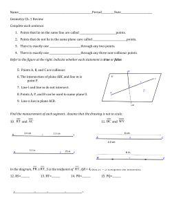 Ch. 1 Review