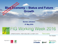 Blue Economy &ndash; Status and Future Growth