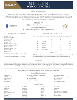 School Profile - Mullen High School