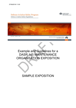 Maintenance Organisation Exposition (MOE)