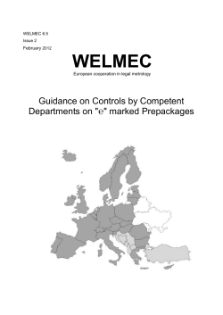WELMEC Guide