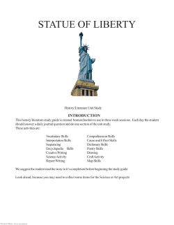 Statue of Liberty good copy - Guilford Christian Academy