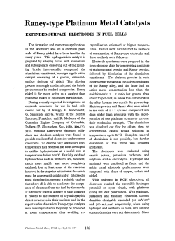 Raney-type Platinum Metal Catalysts