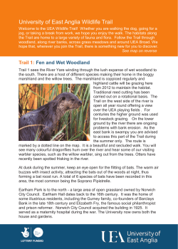 University of East Anglia Wildlife Trail