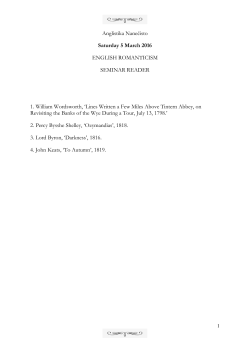 Anglistika Nanečisto Saturday 5 March 2016 ENGLISH