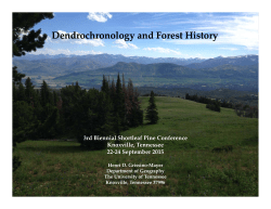 Dendrochronology and Forest History