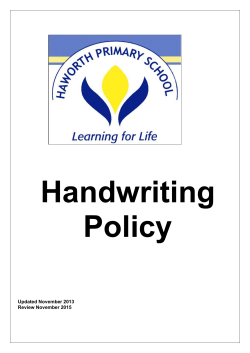 Updated November 2013 Review November 2015