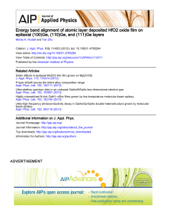 Ge, (110)Ge, and (111)Ge layers