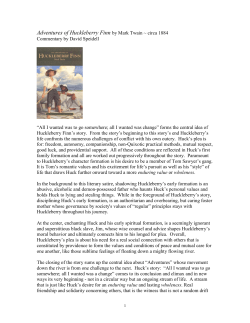 Adventures of Huckleberry Finn