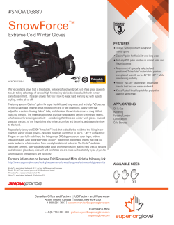 SnowForce&trade; Extreme Cold Winter Gloves