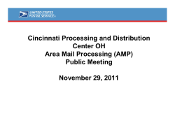 Cincinnati Processing and Distribution Center OH