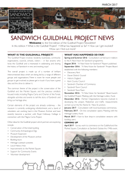 Sandwich - Newsletter issue 1