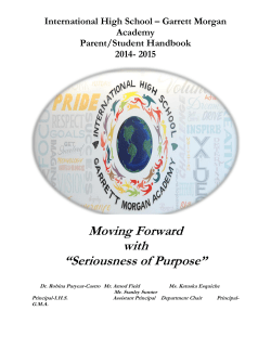 Model Handbook for Students and Parents
