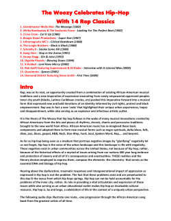 Breakdown of 14 Rap Classics