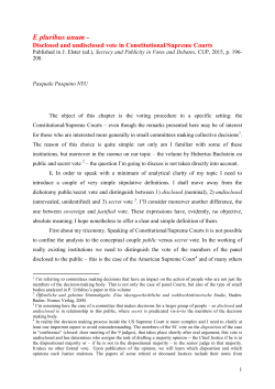 E pluribus unum - NYU School of Law