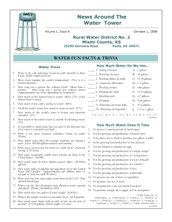 October 2008 - Rural Water No. 2, Miami County, Kansas