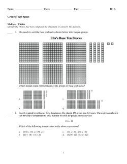 Grade 5 Test Specs - Broward County Schools