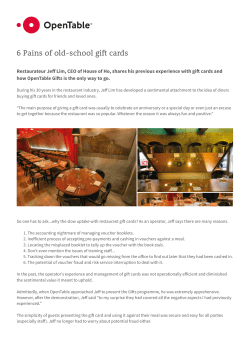 House of Ho case study 2015