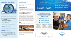 How To Read Your Rural Water Meter