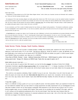 GatorGuides.com E -mail: