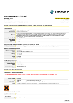 MONO AMMONIUM PHOSPHATE