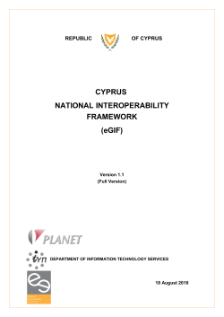 Updated Cyprus e-GIF