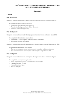ap&reg; comparative government and politics 2013