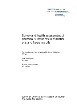 Survey and health assessment of chemical