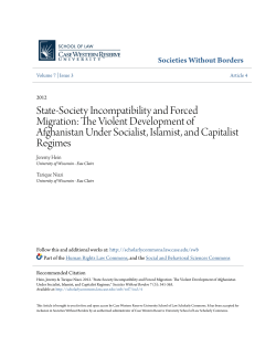 State-Society Incompatibility and Forced Migration