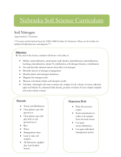 Soil Nitrogen
