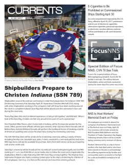 April 24 - Newport News Shipbuilding
