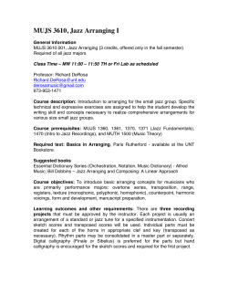 MUJS 3610 syllabus