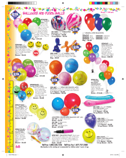 Balloons and Punch Balls