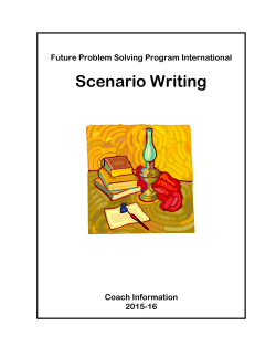 Scenario Writing