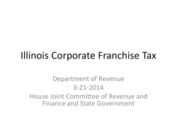 Illinois Corporate Franchise Tax