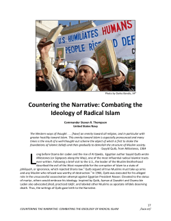 Countering the Narrative: Combating the Ideology of Radical Islam