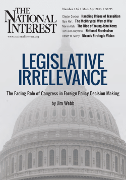 The Fading Role of Congress in Foreign
