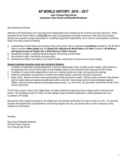 ap world history - Loudoun County Public Schools