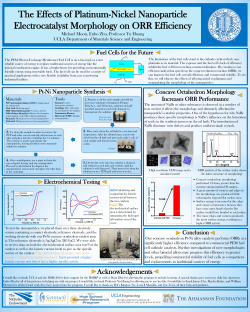 Scientific Research Poster - UCLA Engineering Science Corp