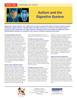 Autism and the Digestive System