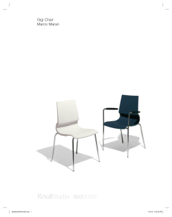 Gigi Chair Cutsheet