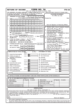 FORM NO. 3A - Indian NGOs